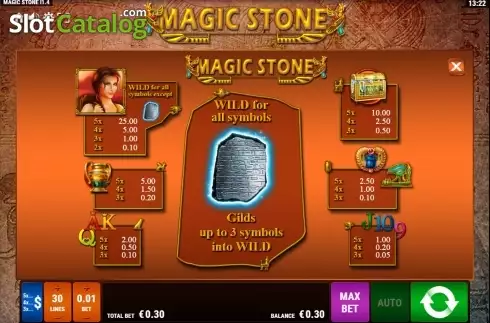 Скрин2. Magic Stone (Bally Wulff) слот