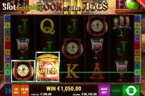 Скрин4. Book of the Ages слот