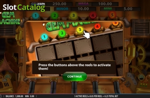 Скрин2. Gem Machine слот