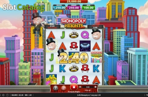 Скрин3. Monopoly Heights слот