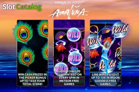 Скрин2. Cirque Du Soleil Amaluna слот