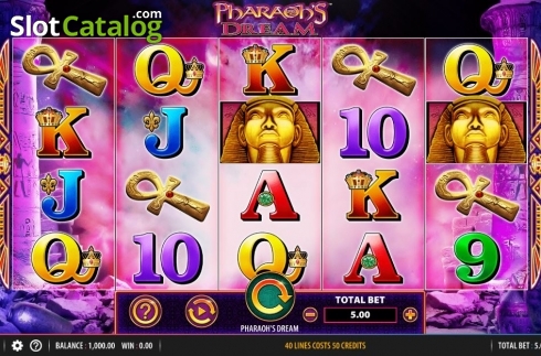 Скрин2. Pharaoh's Dream слот