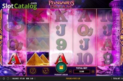 Скрин3. Pharaoh's Dream слот