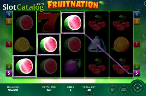 Скрин3. Fruitnation слот