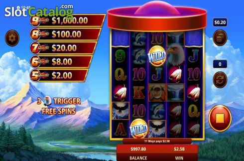 Скрин3. Quick Hit Ultra Pays Eagle's Peak слот