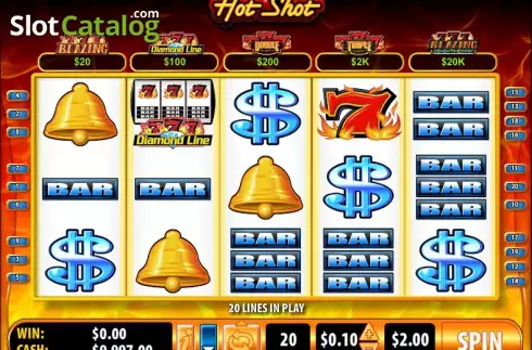 Скрин4. Hot Shot Blazing 7s слот