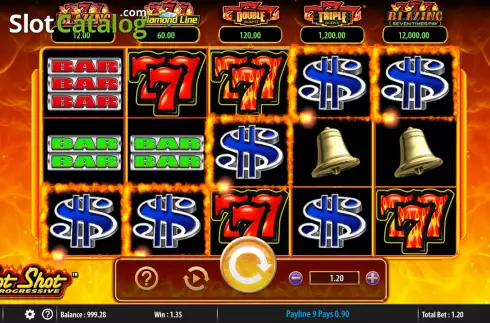 Скрин3. Hot Shot Progressive слот