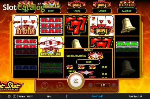 Скрин5. Hot Shot Progressive слот