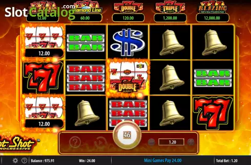 Скрин7. Hot Shot Progressive слот