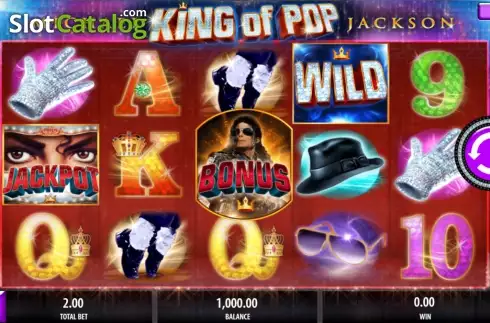 Скрин2. Michael Jackson King of Pop слот