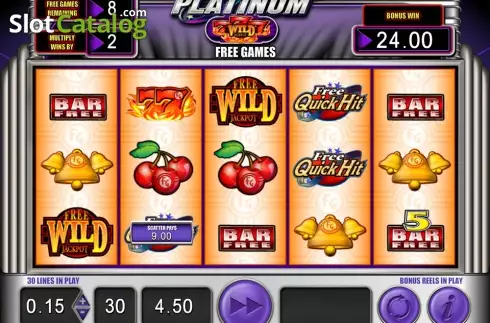 Скрин3. Quick Hit Platinum Triple Blazing 7s слот