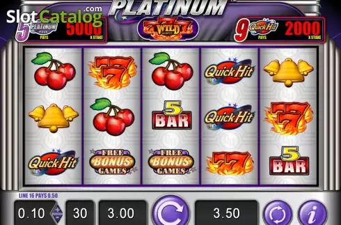 Скрин7. Quick Hit Platinum Triple Blazing 7s слот
