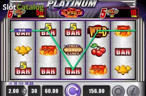 Скрин8. Quick Hit Platinum Triple Blazing 7s слот