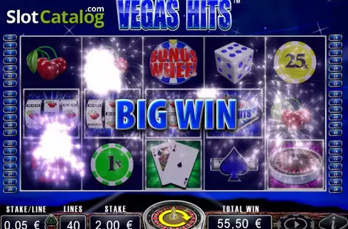 Скрин2. Vegas Hits слот
