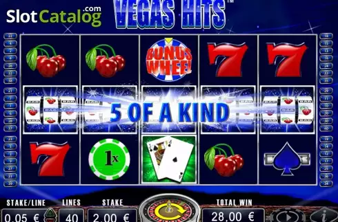 Скрин3. Vegas Hits слот