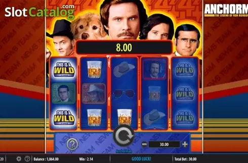 Скрин4. Anchorman слот