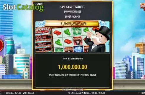 Скрин6. Monopoly Millionaire слот