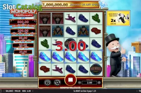 Скрин3. Monopoly Millionaire слот
