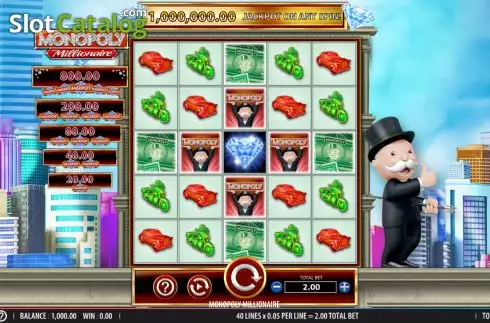 Скрин2. Monopoly Millionaire слот