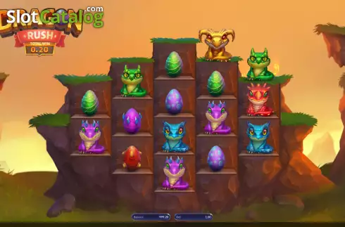 Скрин2. Dragon Rush слот