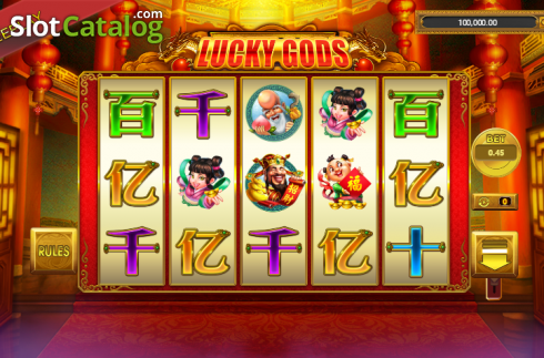 Скрин2. Lucky Gods слот