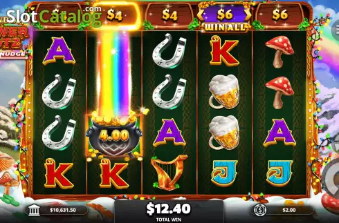 Скрин7. Rainbow Power Potz Ultranudge слот