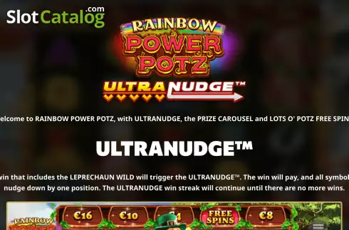 Скрин8. Rainbow Power Potz Ultranudge слот