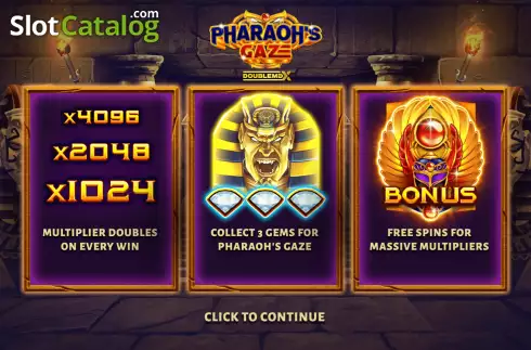 Скрин2. Pharaoh's Gaze DoubleMax слот