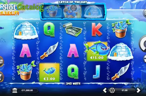 Скрин3. Arctic Catch слот