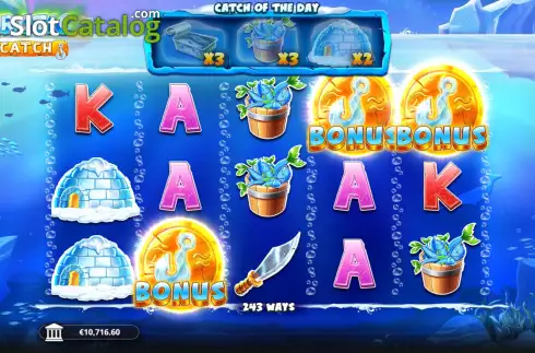 Скрин8. Arctic Catch слот