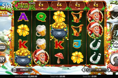 Скрин2. Santa’s Power Potz слот