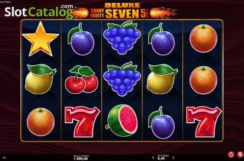 Скрин2. Shiny Fruity Seven Deluxe 5 Lines слот