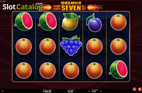 Скрин3. Shiny Fruity Seven Deluxe 5 Lines слот