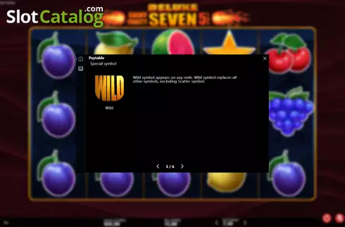 Скрин5. Shiny Fruity Seven Deluxe 5 Lines слот