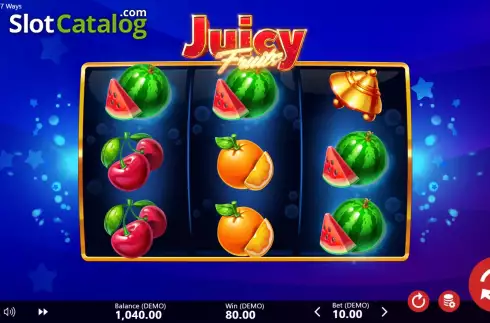 Скрин5. Juicy Fruits 27 Ways слот