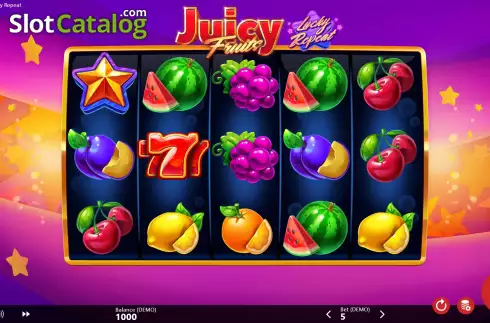 Скрин2. Juicy Fruits Lucky Repeat слот