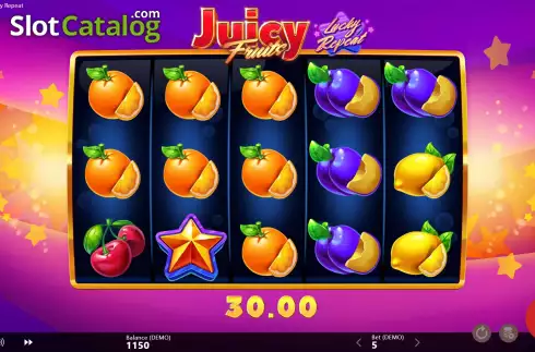 Скрин3. Juicy Fruits Lucky Repeat слот