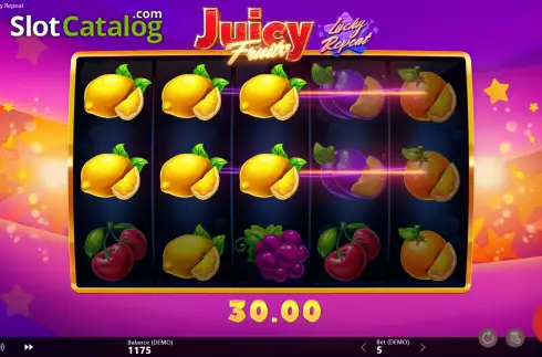 Скрин7. Juicy Fruits Lucky Repeat слот