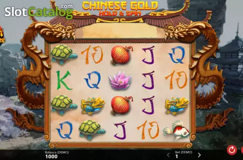 Скрин2. Chinese Gold Hold and Spin слот