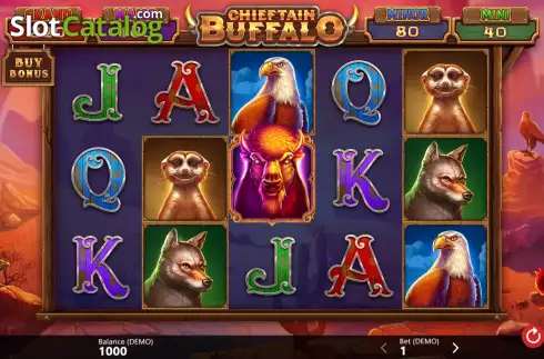 Скрин2. Chieftain Buffalo слот