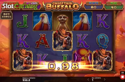 Скрин3. Chieftain Buffalo слот