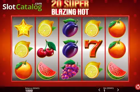 Скрин2. 20 Super Blazing Hot слот