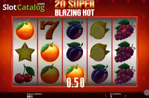 Скрин3. 20 Super Blazing Hot слот