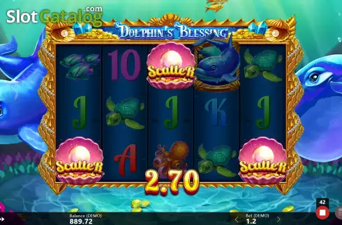 Скрин9. Dolphin’s Blessing слот
