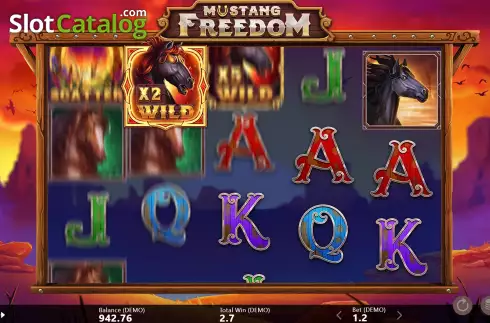 Скрин8. Mustang Freedom слот