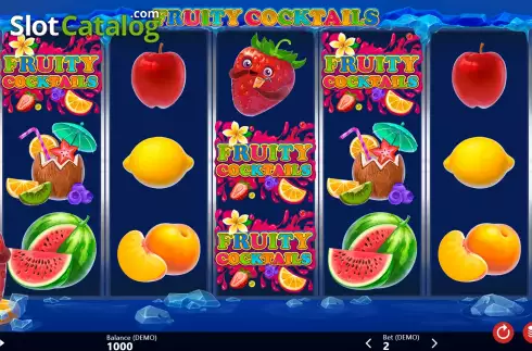 Скрин3. Fruity Cocktails слот