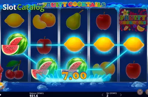 Скрин6. Fruity Cocktails слот