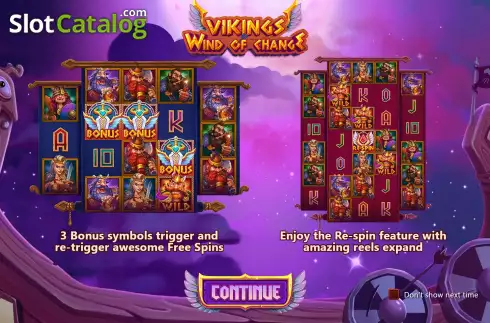 Скрин2. Vikings Wind of Change слот