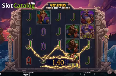 Скрин5. Vikings Bring The Thunder слот