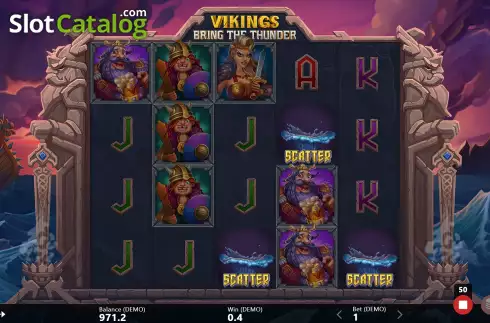 Скрин7. Vikings Bring The Thunder слот